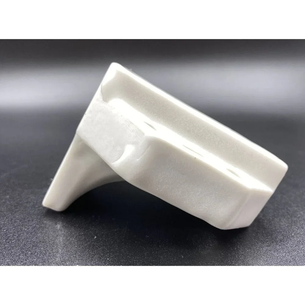 Antique White Porcelain Ceramic Soap Dish Bath Shower Tooth Brush Tray